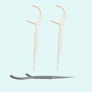plastic dental floss pick