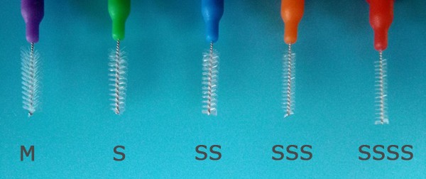 passage hole Dia. of nylon interdental brush