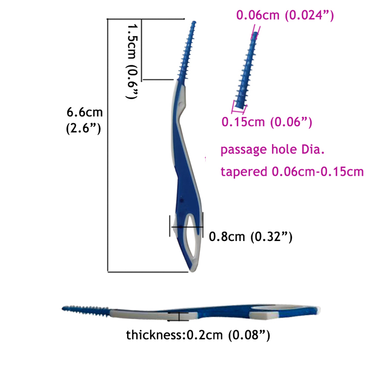 dimension of RP05 soft picks