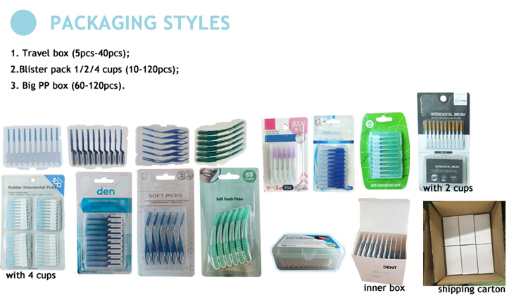 packaging styles of rubber soft picks