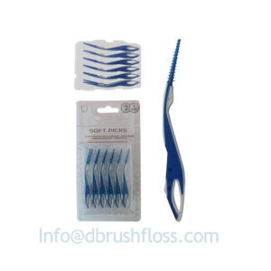 wire free rubber soft interdental picks