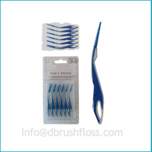 wire free rubber soft interdental picks